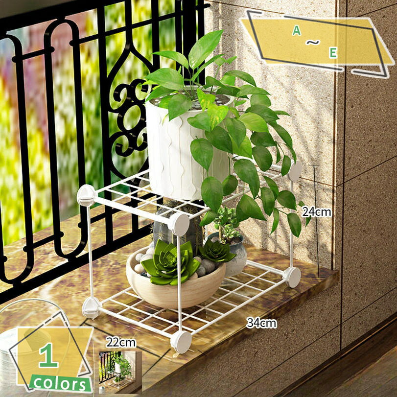 500円OFFクーポン フラワースタンド プランタースタンド 花台 鉄製 錆びない ガーデンラック 屋外 園芸..