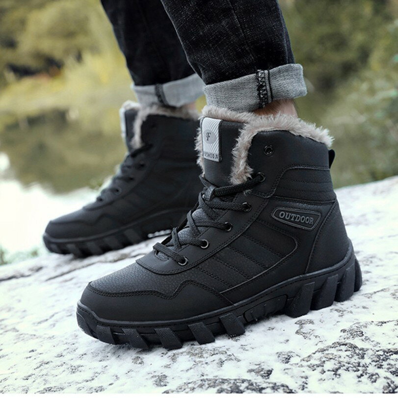 777円OFFクーポン スノーシューズ メンズ 保暖 防寒靴 冬用 綿靴 カジュアル ウォーキングシューズ 防..
