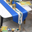 1000円OFFクーポン テーブルランナー 北欧 モダン 撥水 ビニール バレンタイン 誕生日 パーティ ベージュ ブラウン ネイビー オレンジ グレー バリ ...