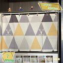 カフェカーテン 幾何学模様 民族風 タッセル付き ミニカーテン ショートカーテン 遮光カーテン 小窓 コットン 飾り 短いカーテン 軽量速乾 カフェ屋 和風 防...