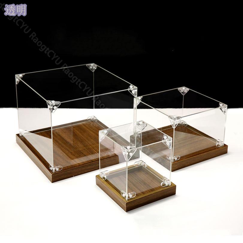 460円OFFクーポン コレクションケース 卓上 ショーケース フィギュア/コレクション 透明アクリル ショーケース 木製 透明パネル キャビネット ディスプレイケース 棚 大容量 ディスプレイケース 防塵 陳列ケース 組立品 RaogtCYU
