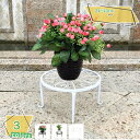 フラワースタンド 花台 鉢スタンド アイアン プランターラック 猫脚付 園芸ラック 植木鉢置き 鉄製 園芸ラック アイアンフラワースタンド 植木鉢スタンド 猫脚...