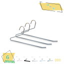 500円OFFクーポン ズボンハンガー 10本組 スラックスハンガー パンツハンガー 跡がつかない ボトム用 デニム適用 すべり落ちない 省スペース スリム シ...