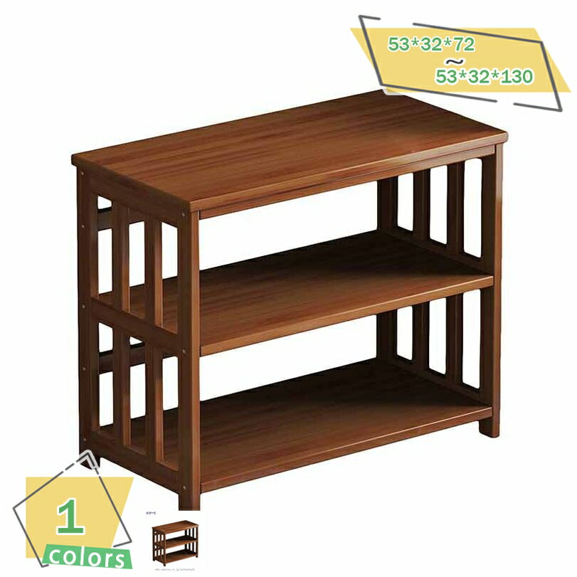 1000円OFFクーポン 竹製 格子ラック 3/4/5段 ダークブラウン 高さ72/102/130cm 北欧 家具 ラック シェ..