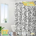 760円OFFクーポン お花のかわいいシャワーカーテン ユニットバス バスルーム 防水防カビ加工 180*180cm おしゃれ 可愛い 華模様 お花模様 フラワ...