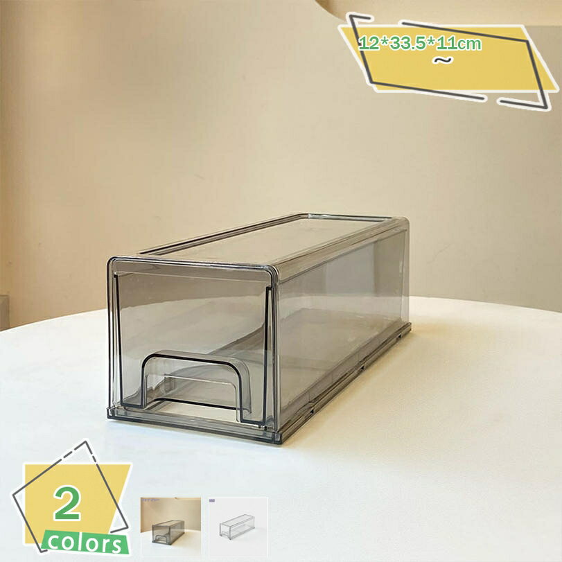 卓上収納ケース 透明 引き出し 収納ケース 小物入れ オフィス用品 デスクトップオーガナイザー 化粧品/文房具 卓上整理 小物 事務用品 デスクオーガナイザー 卓上収納 小物/化粧品入れ おしゃれ 自由に組み合わせる 2点入り RaogtCYU