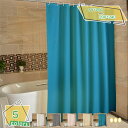 300円OFFクーポン リング付き 浴室カーテン 180*180 200*200 PEVA 保温 耐用性 無地 洗面所 バスルーム バスカーテン シャワールーム...