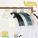 ハンガー 10本セット すべらない おしゃれ かわいい 型崩れしない 跡がつかない スリム 省スペース Tシャツ ニット レディース 女性 ホワイト シルバー ...