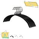 500円OFFクーポン ハンガー すべらない滑らない 跡がつかない 肩 シルエットハンガー すべりにくい 滑り止め アーチハンガー ブラック ホワイト グレー ...