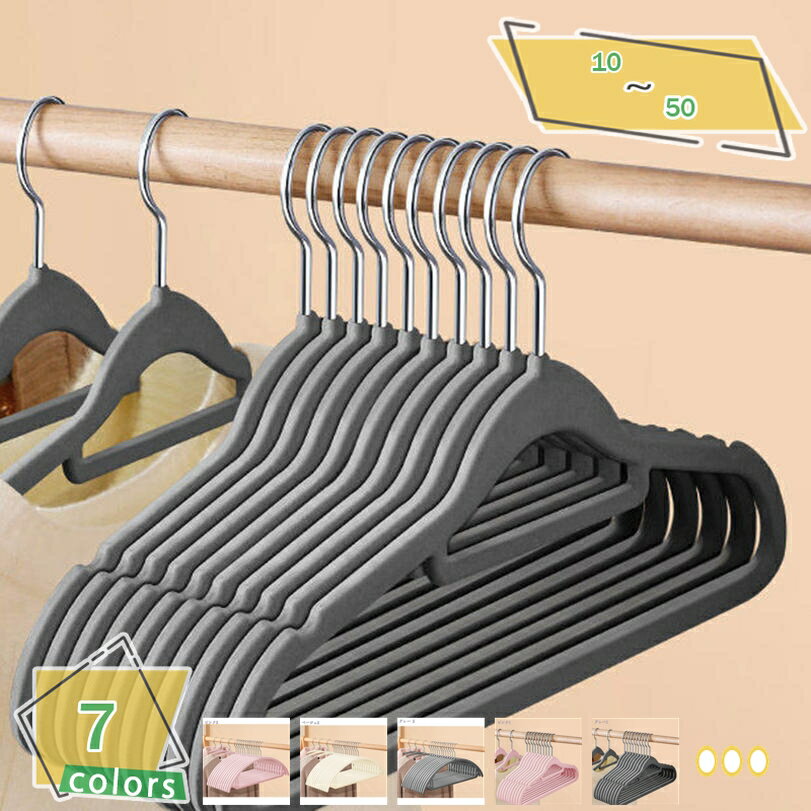 777円OFFクーポン すべらないハンガー 適度にすべらないハンガー 10本セット スリム ハンガー 滑らないハンガー 洗濯ハンガー ノンスリップ ハンガー ク...