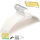 777円OFFクーポン ハンガー すべらない 10本セット 滑らない 落ちない 滑り止め PVCコーティング 防水 型崩れ防止 肩 跡がつかない アーチ型 収納...