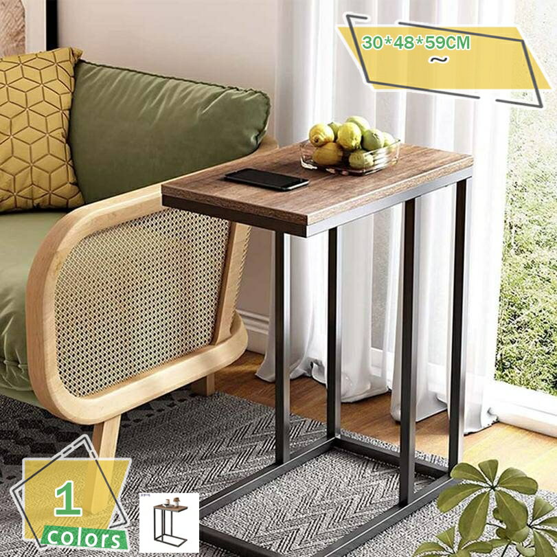 1000円OFFクーポン サイドテーブル フレーム スリム 幅30cm コーヒーテーブル ソファサイド ナイトテーブル 花台 長方形 シンプル 天板の木の質感が上品なサイドテーブル コーヒーテーブル ソファサイド 天然木 コンパク リビング 寝室 ソファサイドテーブル RaogtCYU