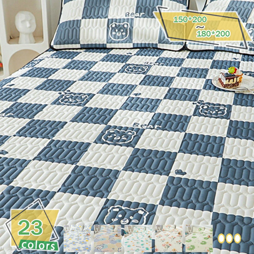 1000円OFFクーポン 敷きパッド セミダブル シングル 夏用 夏物 しきパッド くしゅっと 薄手 冷感敷きパッド 持続冷感 クール敷きパッド 防ダニ 抗菌防臭 吸湿速乾 ふわふわ 四隅にゴム付き 敷パッド しきぱっと ベッドシーツ 洗える クール敷パッド クールマット RaogtCYU