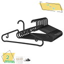 1000円OFFクーポン ハンガー 洗濯 収納 20本組 衣類ハンガー ノンスリップハンガー 超薄型 滑らないハンガー 複数収納連結タイプ 超強い荷重 頑丈 コ...