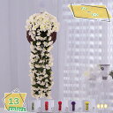 1600円OFFクーポン 人工観葉植物 造花 フェイクグリーン ローズ藤 吊り下げ インテリア エアプランツ おしゃれ 室内 インテリアグリーン 棚 店舗装飾 ...