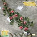 1600円OFFクーポン ローズ 造花 桜の花 フェイクグリーン 緑葉 アイビー 吊り下げ 人工観葉植物 壁掛け ハンギング アイビー 雑貨 アート 装飾 おし...