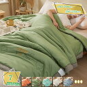 1000円OFFクーポン 肌掛け布団 掛け布団 肌布団 ダブル 肌触りいい 夏布団 冷房対策 通気性いい 洗える 丸洗い 軽くてふんわり 肌触り良い キルトケッ...