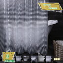 シャワーカーテン 220cm丈 浴室カーテン 250*250 200*200 PEVA 取付簡単 耐用性 フック付き 家庭用 バスルーム バスカーテン シャワー...