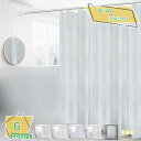 760円OFFクーポン シャワーカーテン 目隠し 高級 透明 北欧 100*200 150*190 150*180 抗菌 冷暖房 おしゃれ リング付き 浴室窓 ...