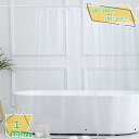 300円OFFクーポン リング付き 透明シャワーカーテン 180*180 200*200 PEVA 保温 耐用性 半透明 洗面所 バスルーム バスカーテン シャワールーム 白 ピンク グレー 透過性 RaogtCYU