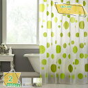 300円OFFクーポン リング付き 浴室カーテン 180*180 200*200 PEVA 取付簡単 耐用性 クリア 家庭用 バスルーム バスカーテン シャワー...