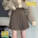 プリーツスカート タックスカート 夏 カワイイ 制服スカート ミニ 快適 お洒落 カジュアル きれい 無地 制服 スカート ミニ インナー付き ひざ丈 通学 ハ...