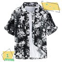 夏服 メンズ 半袖 tシャツ 無地 トップス かっこいい 服 ストライプ メンズ カジュアル 春 夏 旅行 綿 洗える 開襟シャツ シャツジャケット 40代 5...