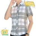 かっこいい ワイシャツ メンズ 半袖 夏 tシャツ 涼しい シャツ ファッション 春服 大きいサイズ ゆったり チェックシャツ ボタン ポロシャツ 旅行 プリン...