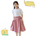 キッズ服 子供服 春 夏 半袖 膝丈スカート ガールズ 半袖tシャツ 上下2点セット 子供服2点セット 子供 女の子 通学着 発表会 結婚式 音楽会 入園 誕生...
