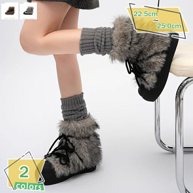 ムートンブーツ レディース ショートブーツ ラウンドトゥ ファームートン 靴 防寒 冬靴 プラットフォーム 4cm 痛くない 防滑 内ボア 可愛い 暖かい もこもこ ふわふわ 履きやすい 歩きやすい 秋冬 クリスマス プレゼント 綿靴 RaogtCYU