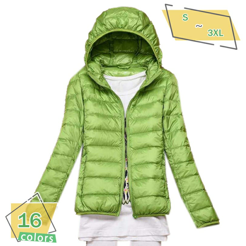 ダウンジャケット レディース 防風 軽量 ダウンコート ショート丈 アウター コート 防寒 春 秋 冬 大きいサイズ レディースコート ダウン ショート コート 暖かい ボリューム フード ポケット付き ミセス 可愛い RaogtCYU