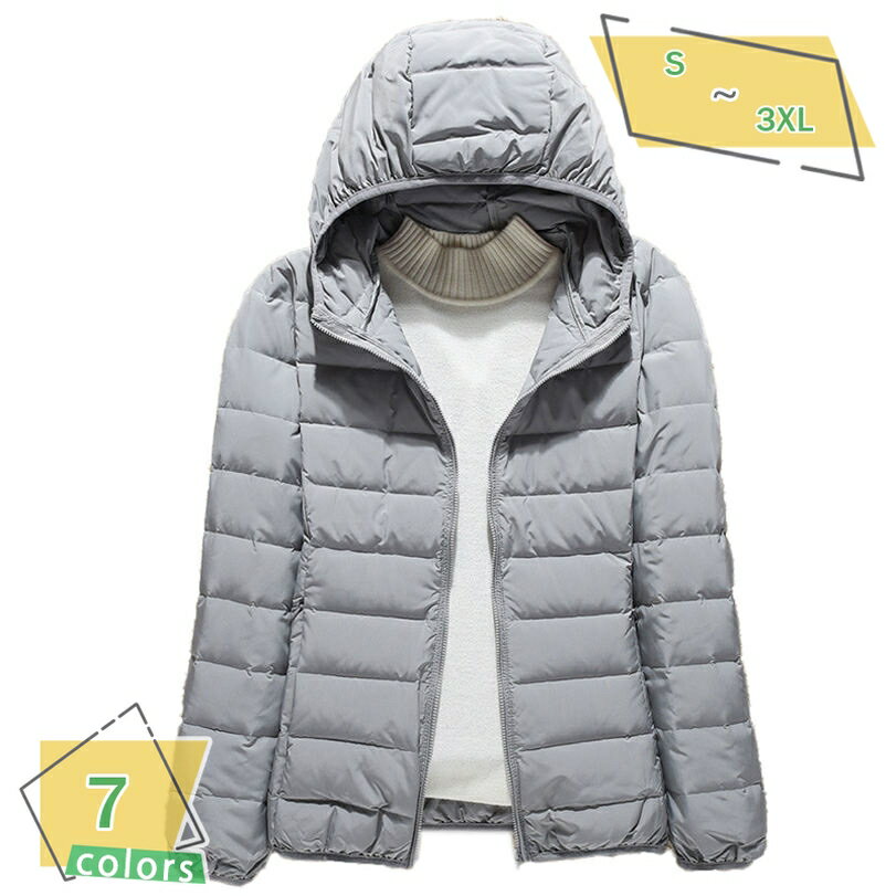 ダウンコート レディース ショート 軽量 ダウン ジャケット 大きいサイズ ダックダウン きれいめ 40代 50代 軽い 暖かい 秋 冬 ダウンジャケット フード アウター 上着 カジュアル ビジネス 通勤 防寒用レディースアウター RaogtCYU