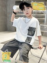 ベビー服 男の子 tシャツ 半袖 短パン 夏 子供服 セットアップ ハーフパンツ おしゃれ ジャージ キッズ 上下セット 半ズボン 赤ちゃん服 カジュアル 通気...