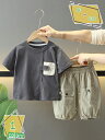 ボーイズ ジャージ 上下セット 子供服 男の子 半袖tシャツ ハーフパンツ 2点セット キッズ服 ゆったり カジュアル スポーツウェア 運動着 スウェット セットアップ 通園 通学 普段着 運動服 日常 ジュニア服 春夏秋 男児 夏服 RaogtCYU