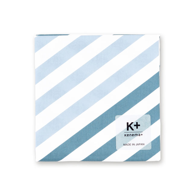 【送料無料】 kenema + 小風呂敷 ブラインド 日本製 風呂敷 ランチクロス お弁当包み 50cm ストライプ ボーダー 梅雨 ブルー 青 水色 綿100% かわいい おしゃれ モダン