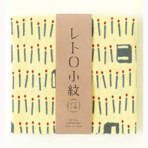 【送料無料】 【手ぬぐい 小紋】レトロ小紋 てぬぐい おもひでのマッチ 日本製 手ぬぐい マッチ マッチ..