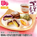 熊本 「芋屋長兵衛」 熊本いきなり団子5種15個セット【送料無料(代引不可)】お団子 おやつ ご当地 お返し お祝い