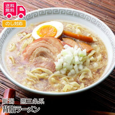 彩美楽天市場店 【送料無料】お歳暮 ギフト 新潟 燕三条系 背脂ラーメン