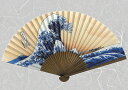 紳士紙扇子 北斎 ( 富士浪裏 ) 松寿庵 扇子箱付 [ 扇子 浮世絵 葛飾北斎 富嶽三十六景 神奈川沖浪裏 富士山 海 和柄 紳士 メンズ 男性用 プレゼント...