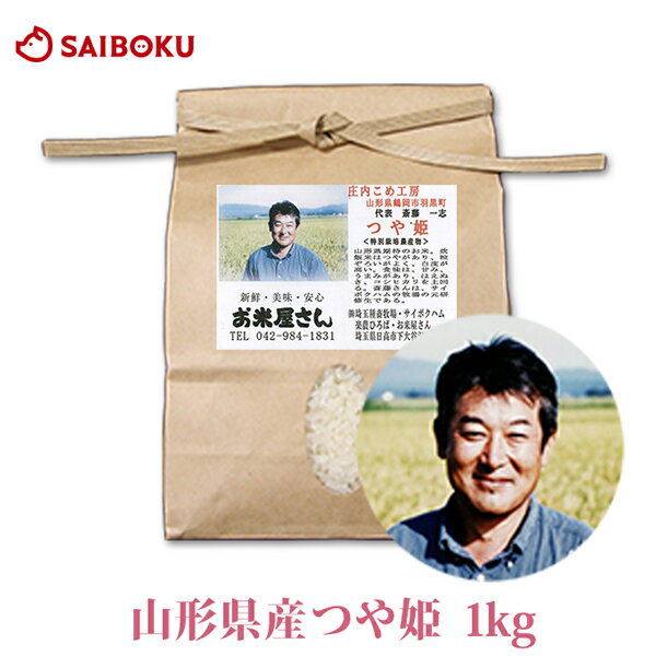 お米 つや姫 1kg 山形県産 2023年度産 