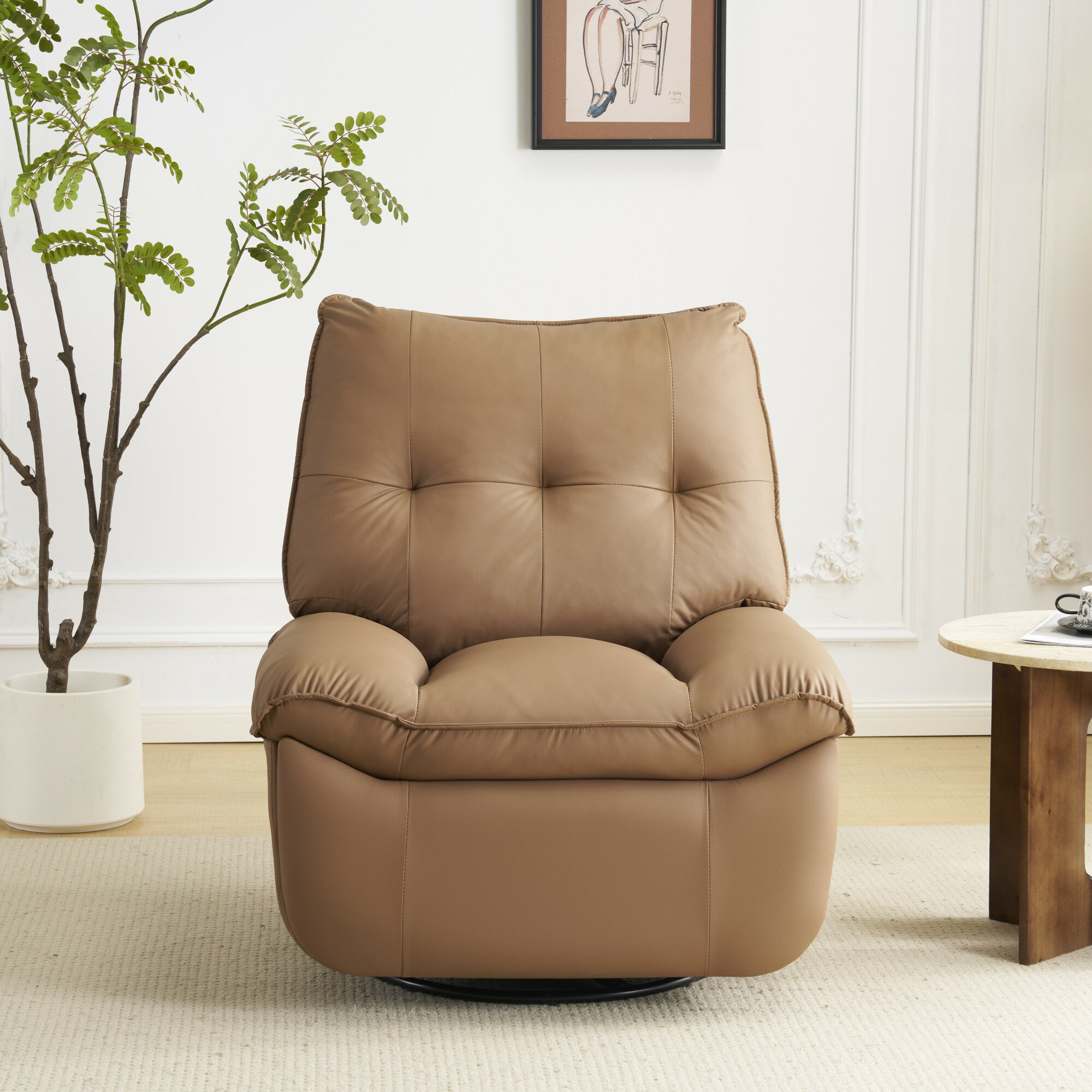 リクライニングソファー 1人掛け 肘掛けなし 電動ソファー 1人用 スマホ充電可 147°調整可能 270°回転 ゆったり 揺ら揺ら 電動リクライニングソファ オットマン一体型 モーションソファー 耐圧分散 リクライニングチェア