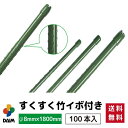 【クーポンで最大2,000円OFF】【5月 P2倍】daim すくすく竹 イボ付 100本入 8mm×1800mm 園芸 支柱 竹 イボ竹 鋼管 園芸用支柱 野...