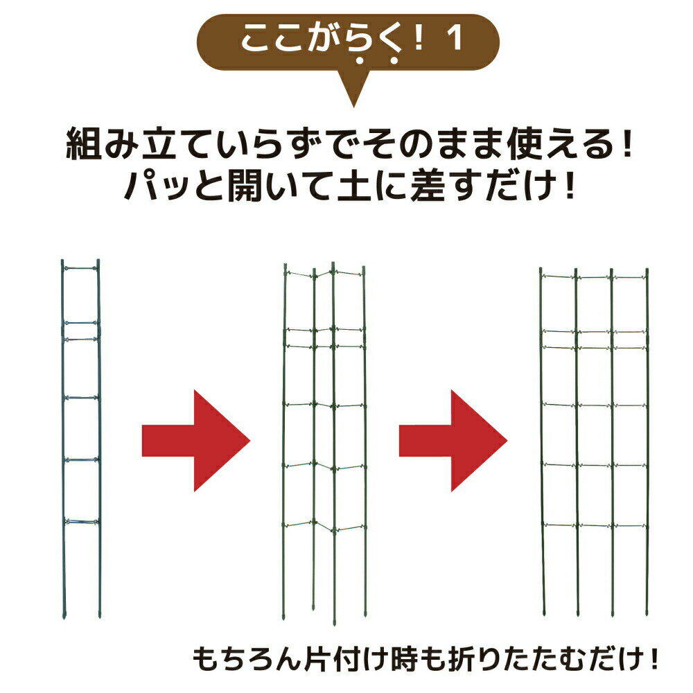 daim らくだな 高さ120cm+継ぎ足しセット1個 支柱 トマト栽培 棚 野菜棚 キュウリ ゴーヤ つる性植物 誘引 きゅうり棚 園芸支柱 園芸用支柱 栽培棚 ネット 園芸 朝顔 花ささえ フラワー サポート 花支え ジョイント ガーデニング 用品 家庭菜園 アサガオ つる植物 プランター 3