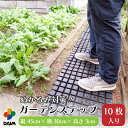 【エントリーで全商品P5倍!】【クーポンで最大2,000円OFF】daim ぬかるみ対策 防草に ガーデンステップ 10枚入り ぬかるみ 防止 対策 マット 農作業 便利 グッズ 畑仕事 便利グッズ 家庭菜園 通路マット 泥除けマット 滑り止め シート 連結 通路 泥 土 滑り止め