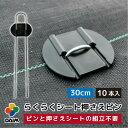 【エントリーで全商品P5倍!】【クーポンで最大2,000円OFF】【6月 P2倍】daim らくらくシート押さえピン 長さ30cm 10本入 防草シートピン 固定 防草シート ピン 押さえピン 防草シート押さえピン 防草シート留め具 防草ピン 防草シート止めピン 留め具 釘