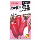 タキイ種苗 紅三太 ミニ大根 種 ADA0F9 家庭菜園 ダイコンのタネ 野菜 だいこん たね 種子