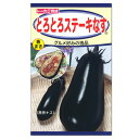 トーホク とろとろステーキなす 種 大型品種 家庭菜園 茄子 なす ナスのタネ たね 種子なす 焼きナス 夏野菜