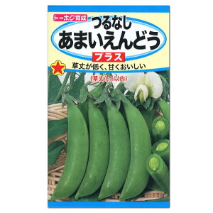 トーホク つるなし あまいえんどう プラス 種 家庭菜園 野菜 栽培 プランター栽培 エンドウのタネ 野菜 たね 種子