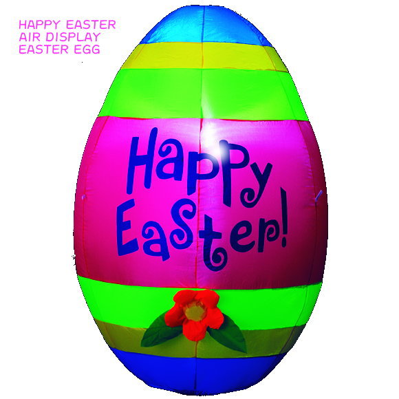 送料無料 エアーディスプレイ イースターエッグ 120cm 001 EASTER エアーブロー たまご 卵 かわいい イベント 店舗装飾