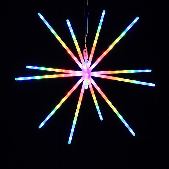 APPスマートLED ファイヤーウォーク 56cm 防滴仕様 コントローラー付 T-3798 花火 クリスマスイルミネーション 電飾 店舗 冬 ウィンター ディスプレイ イベント